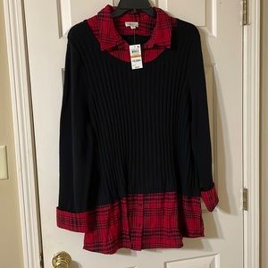 Stylish plaid sweater you will love!!